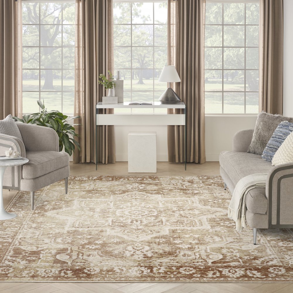 Nourison Home Astra Machine Washable Area Rug. Picture 9