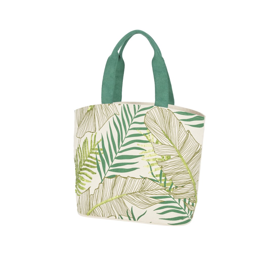 Handbags & Crossbody Palm Leaf, Green. Picture 3