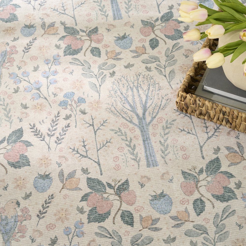Nourison Home Botanical Washables Area Rug. Picture 8