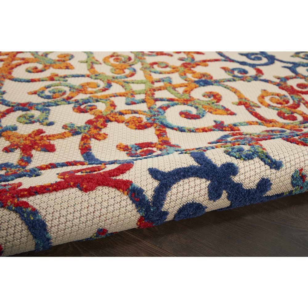 Aloha Area Rug, Multicolor, 7' x 10'. Picture 3