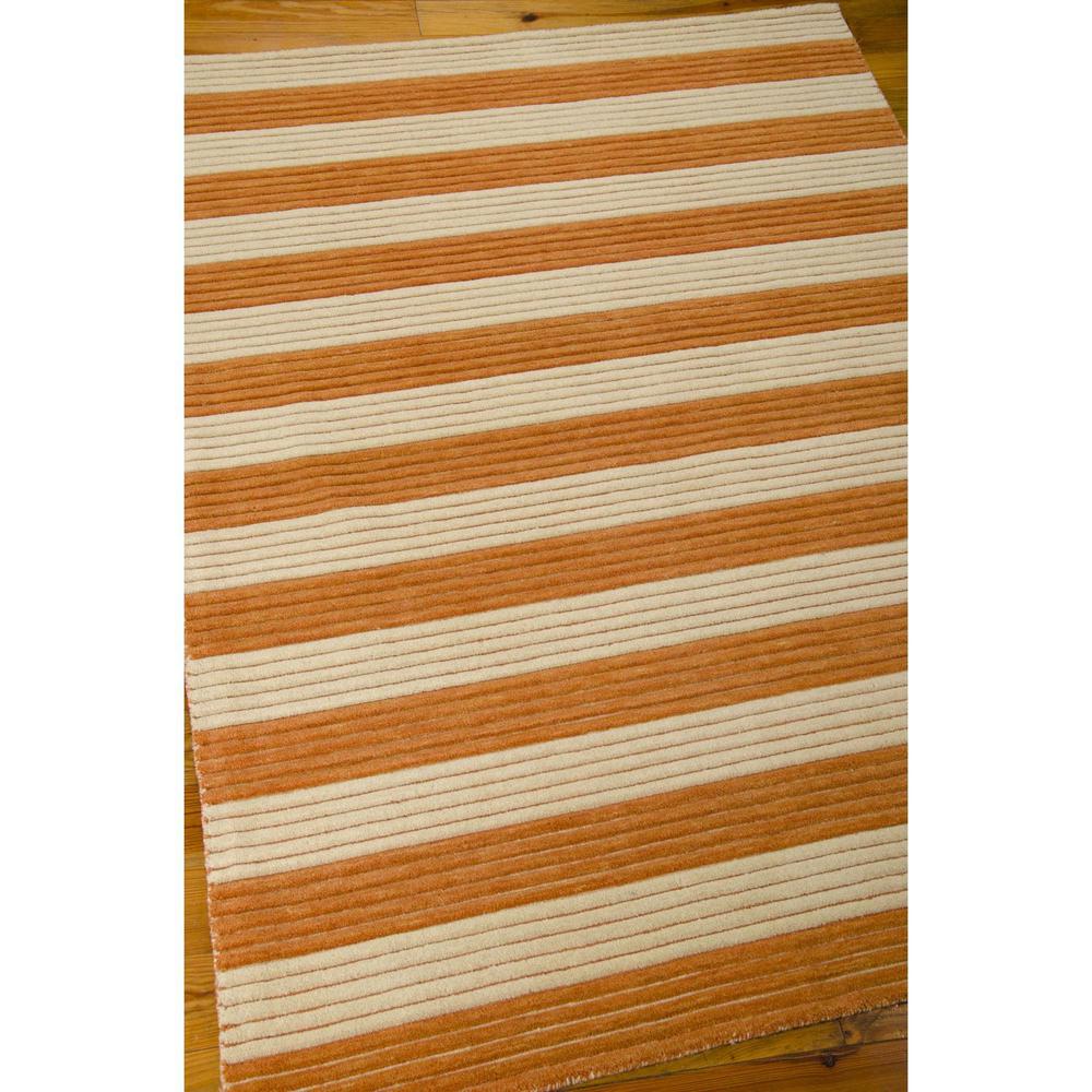 Bbl1 Ripple Rectangle Rug By, Pumpkin, 7'9" X 10'10". Picture 4