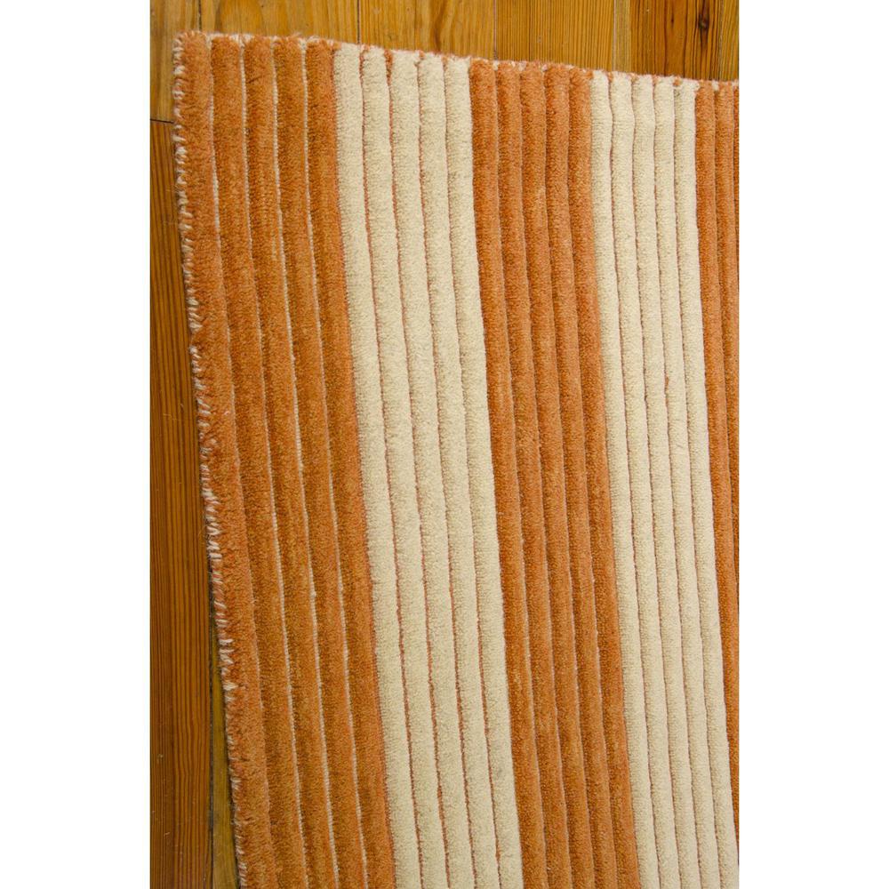 Bbl1 Ripple Rectangle Rug By, Pumpkin, 7'9" X 10'10". Picture 2
