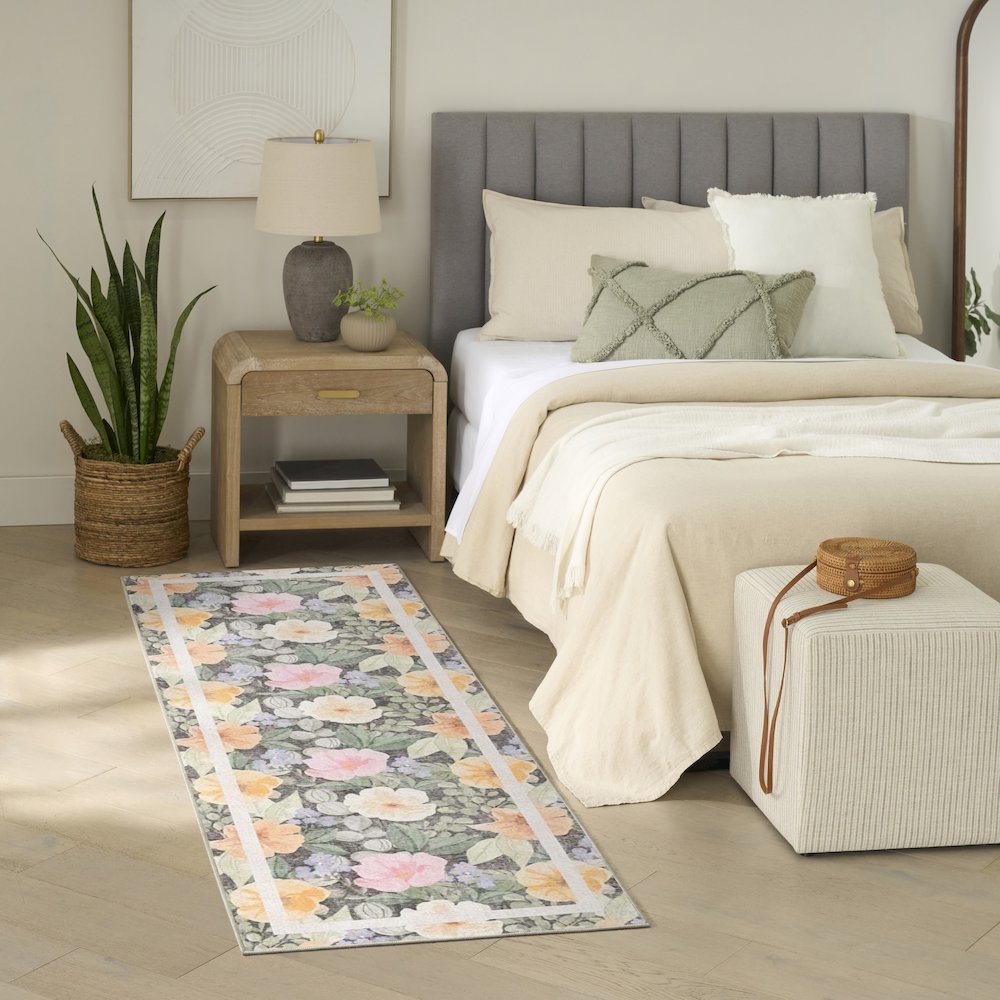 Nourison Home Botanical Washables Area Rug. Picture 2