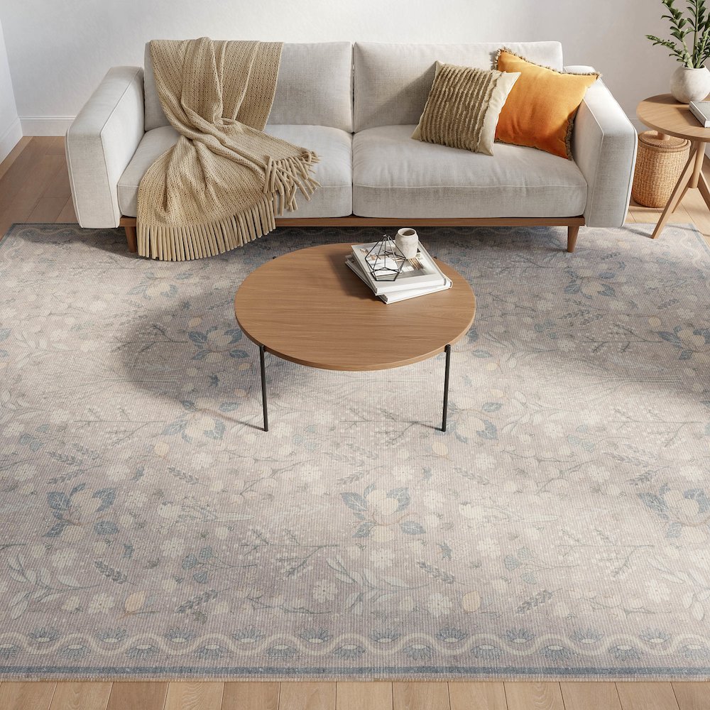 Nourison Home Botanical Washables Area Rug. Picture 9