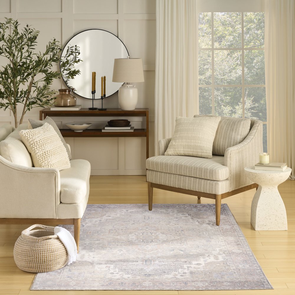 Nourison Home Vintage Washables Area Rug. Picture 9