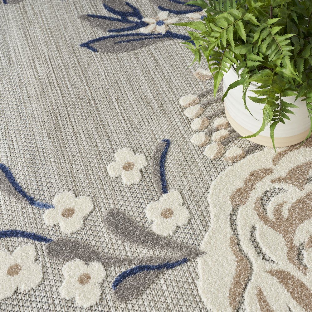 Contemporary Rectangle Area Rug, 6' x 9'. Picture 9