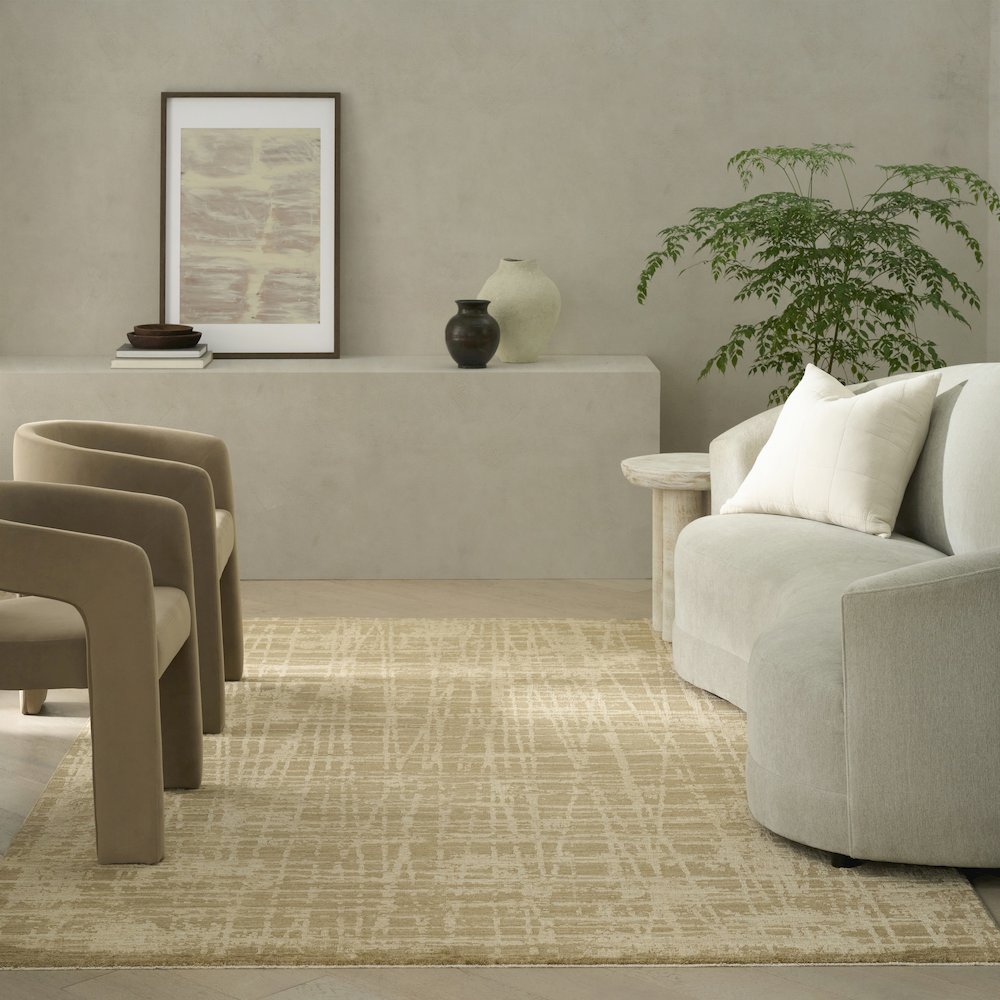 Latitude Area Rug, Taupe, 8' x 10'. Picture 8