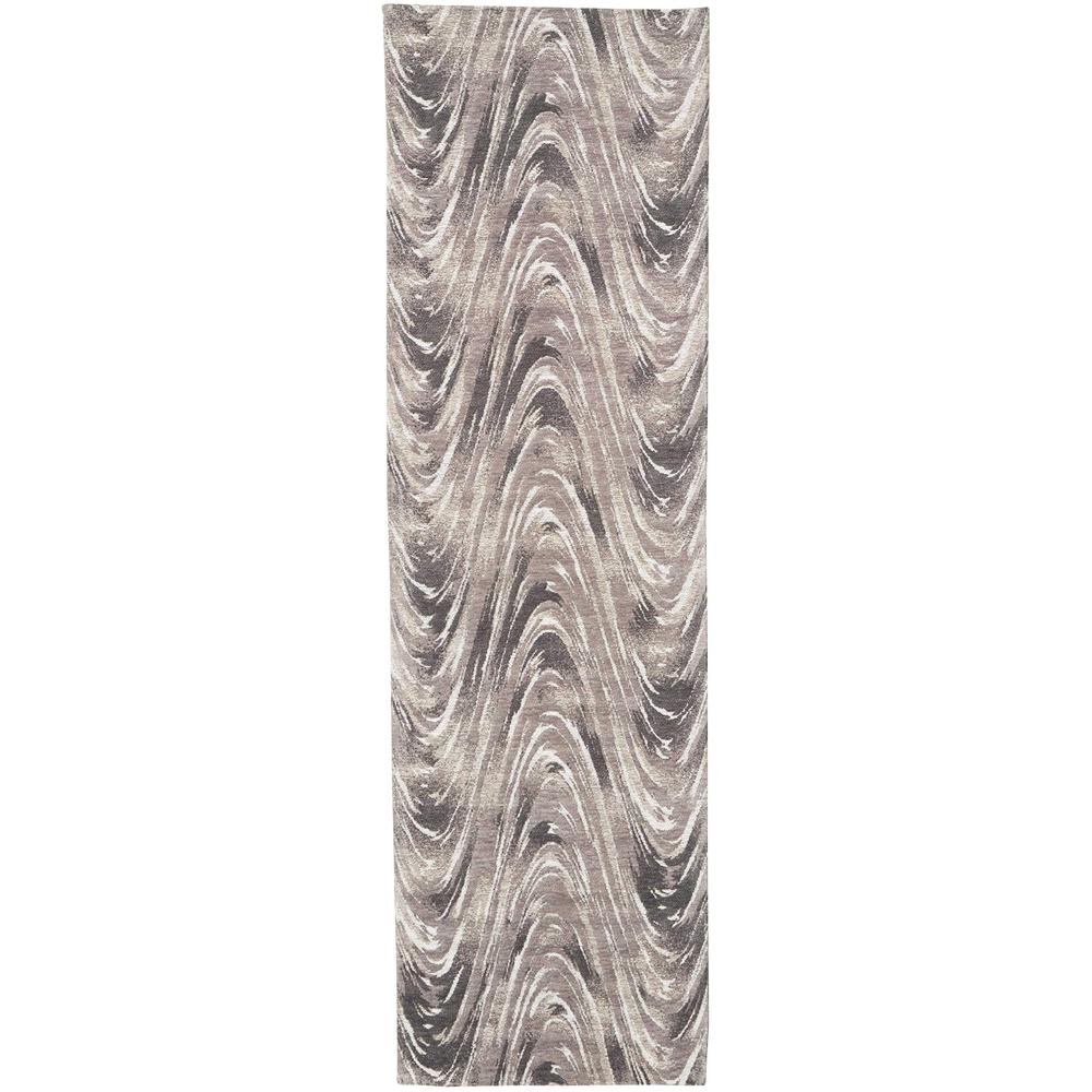 Studio NYC Design "Current" Charcoal Area Rug by Nourison. Picture 1