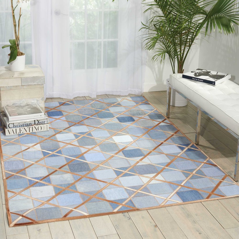 Cooper Denim Area Rug. Picture 1