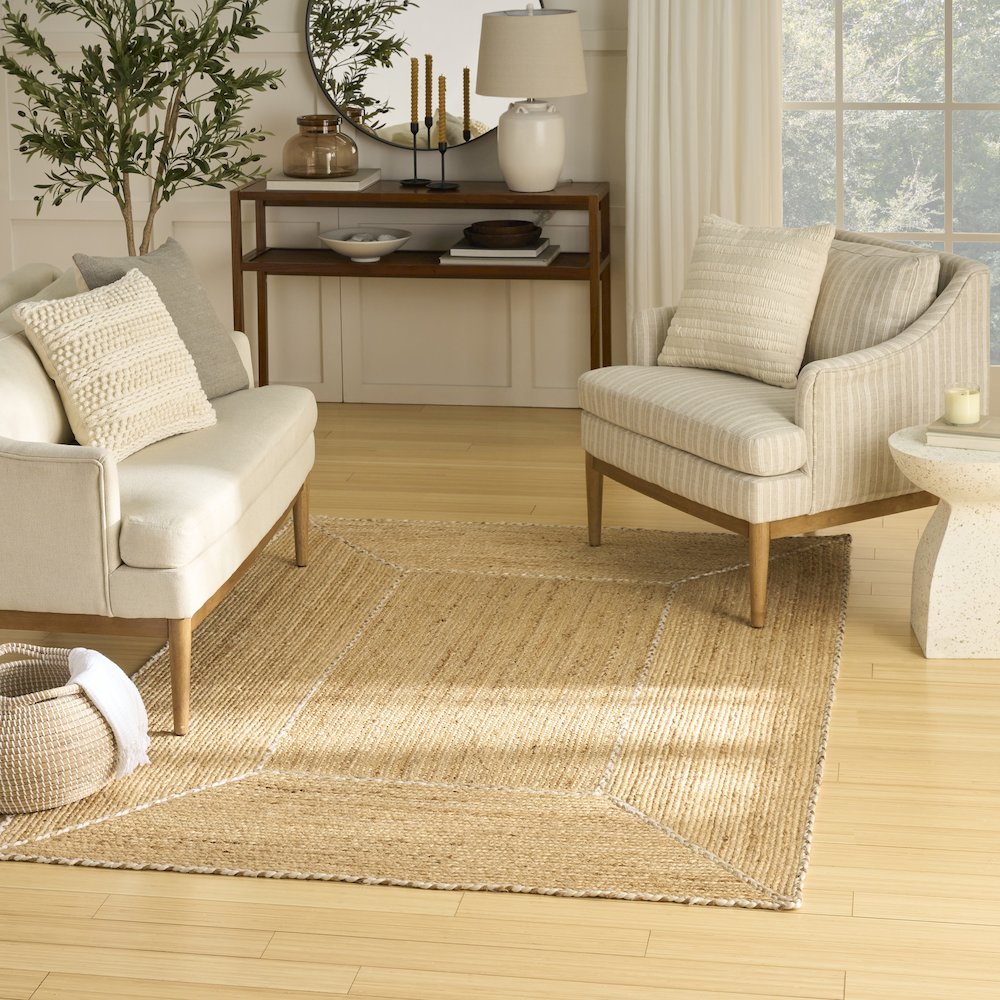 Nourison Home Terrazzo Jute Area Rug. Picture 2