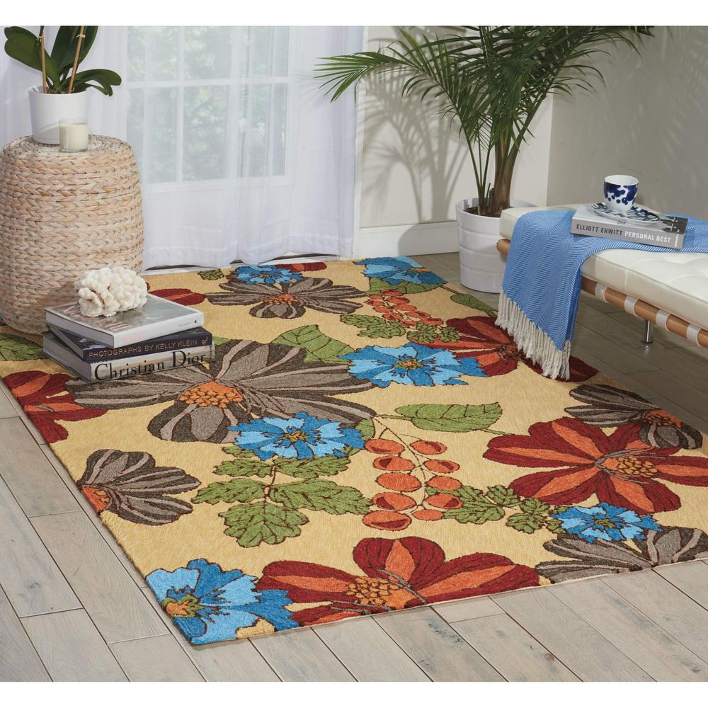 South Beach Rectangle Rug By, Sand, 8' X 10'6". Picture 2