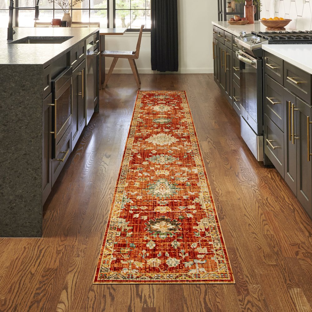 Nourison Home Antique Bloom Area Rug. Picture 2