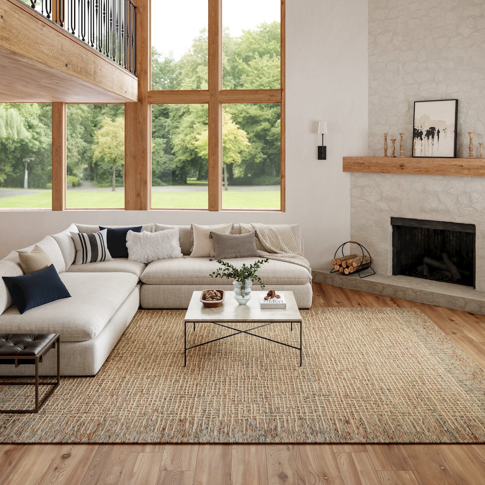 Rustic Rectangle Area Rug, 8' x 12'. Picture 7