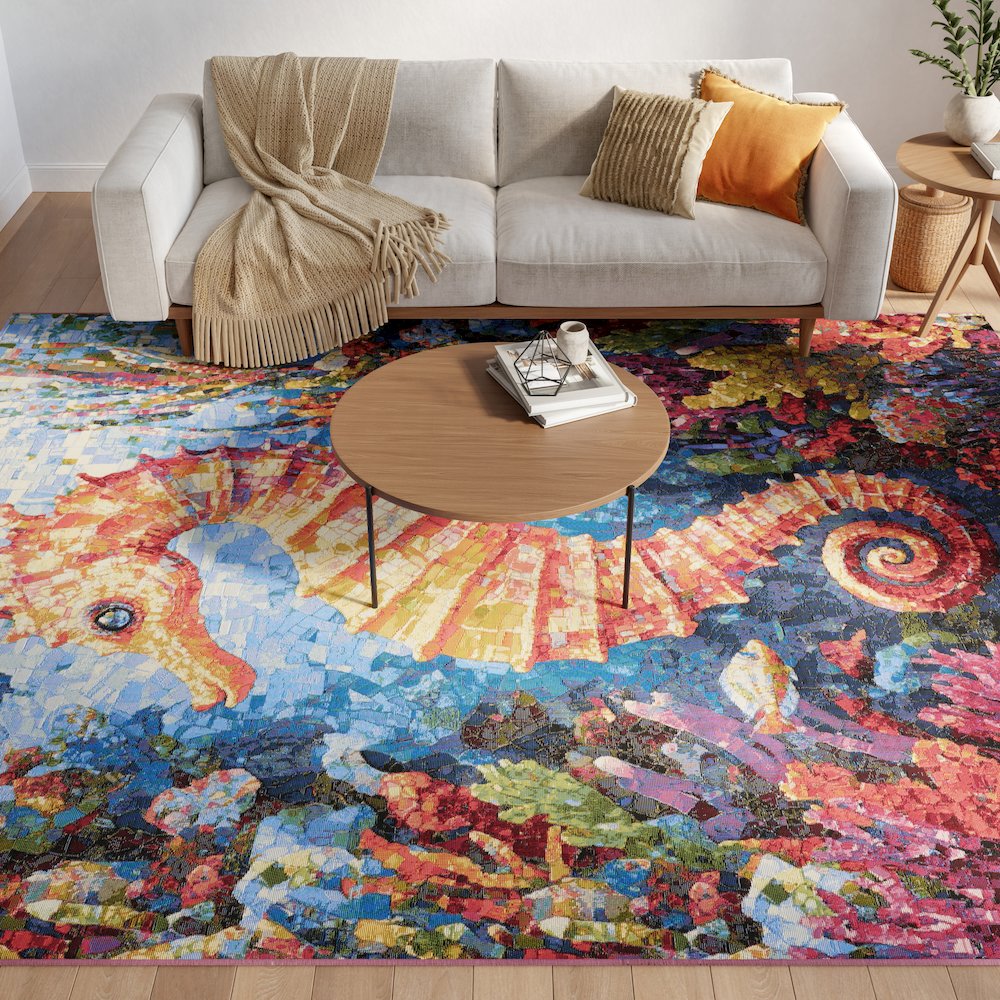 Nourison Home Color Splash Area Rug. Picture 10
