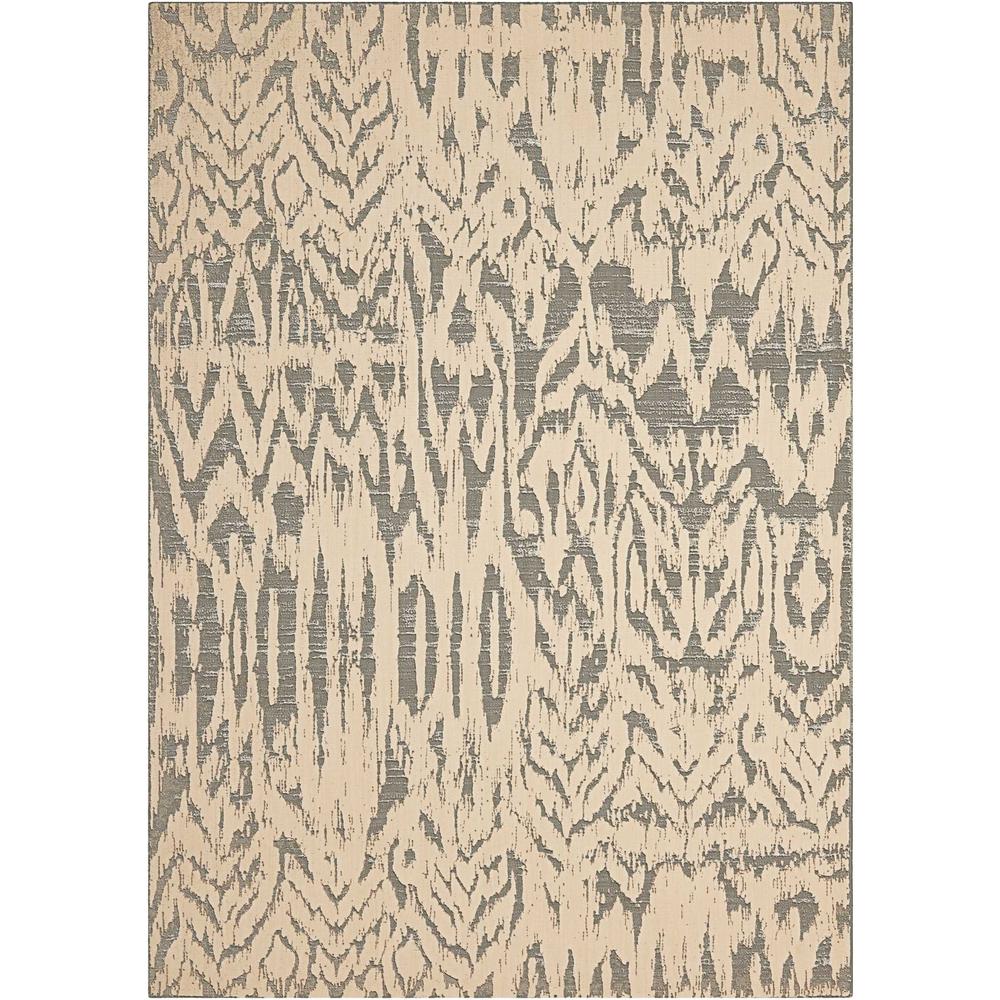 Nepal Area Rug, Ivory/Grey, 5'3" x 7'5". Picture 1