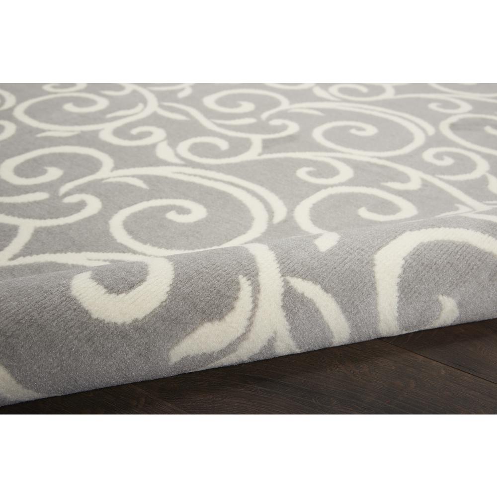 Grafix Area Rug, Grey, 6' x 9'. Picture 3