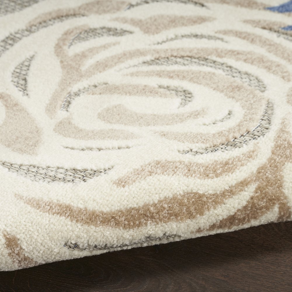 Contemporary Rectangle Area Rug, 6' x 9'. Picture 3