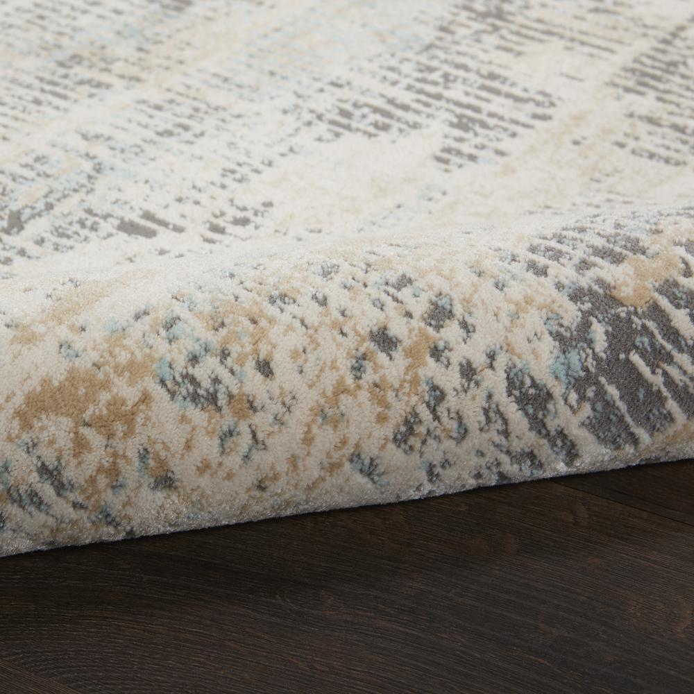 MA90 Uptown Area Rug, Beige/Aqua, 2'2" x 7'6". Picture 3