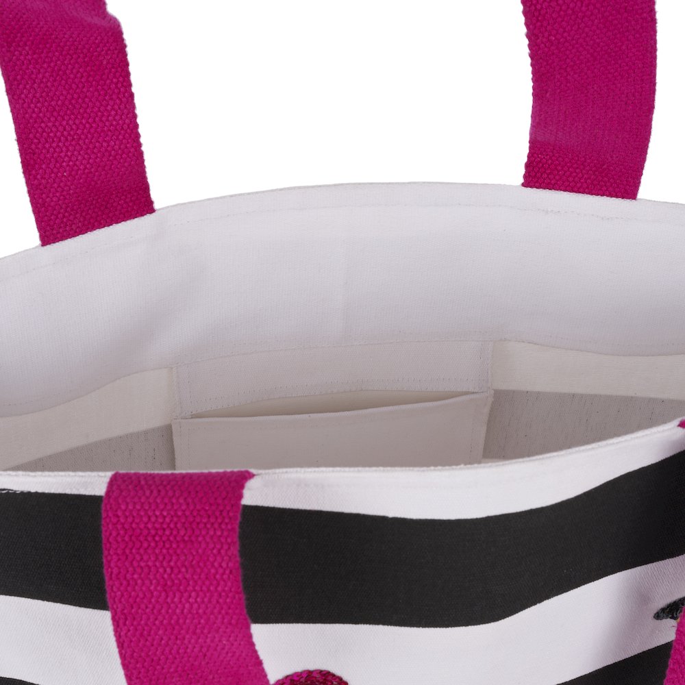 Handbags & Crossbody Stripe Familgos, Black White. Picture 6