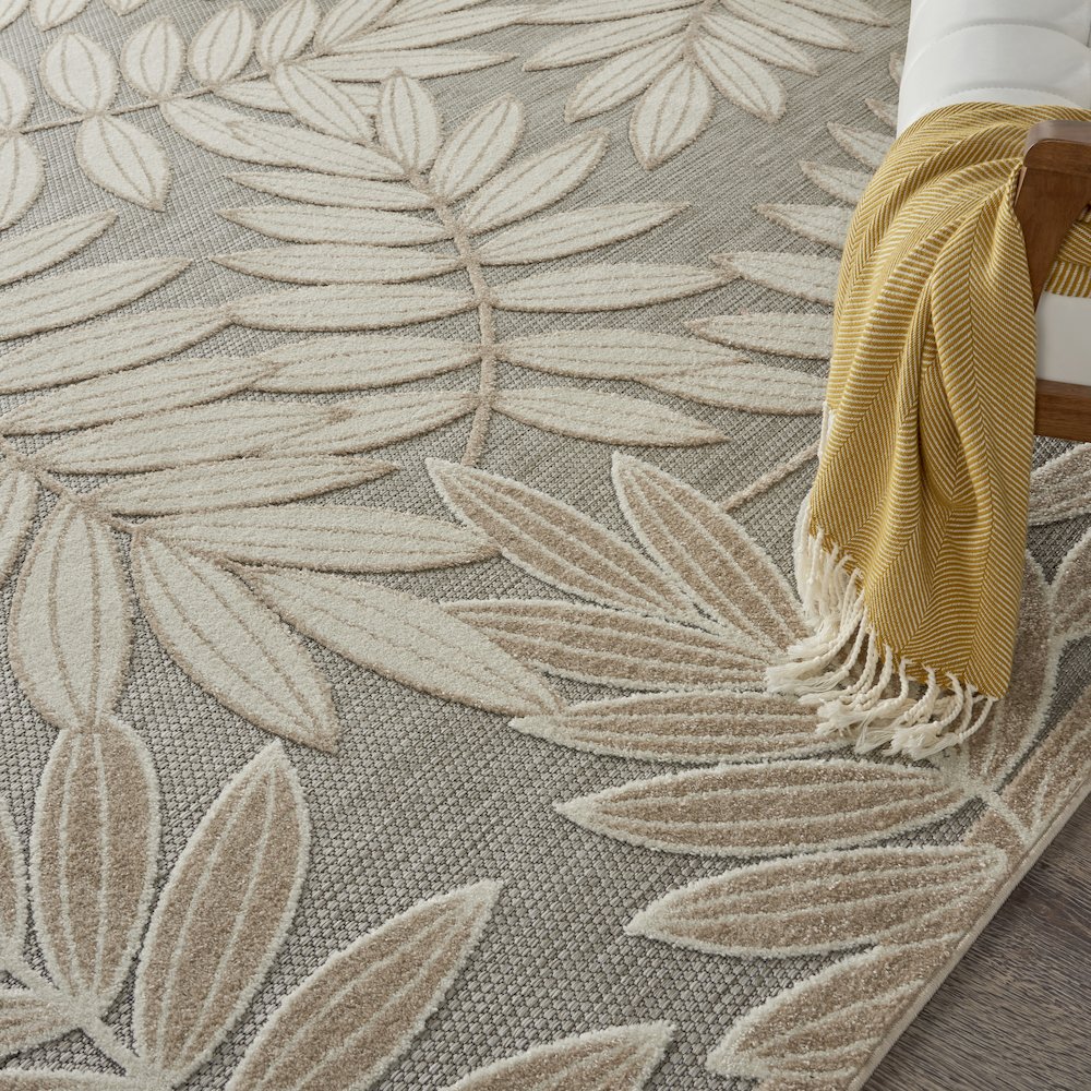 ALH18 Aloha Natural Area Rug- 9'6" x 13'. Picture 9