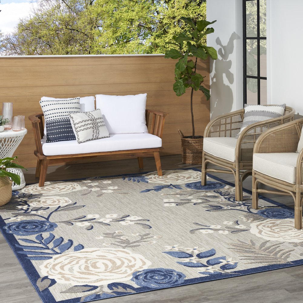 Contemporary Rectangle Area Rug, 6' x 9'. Picture 11