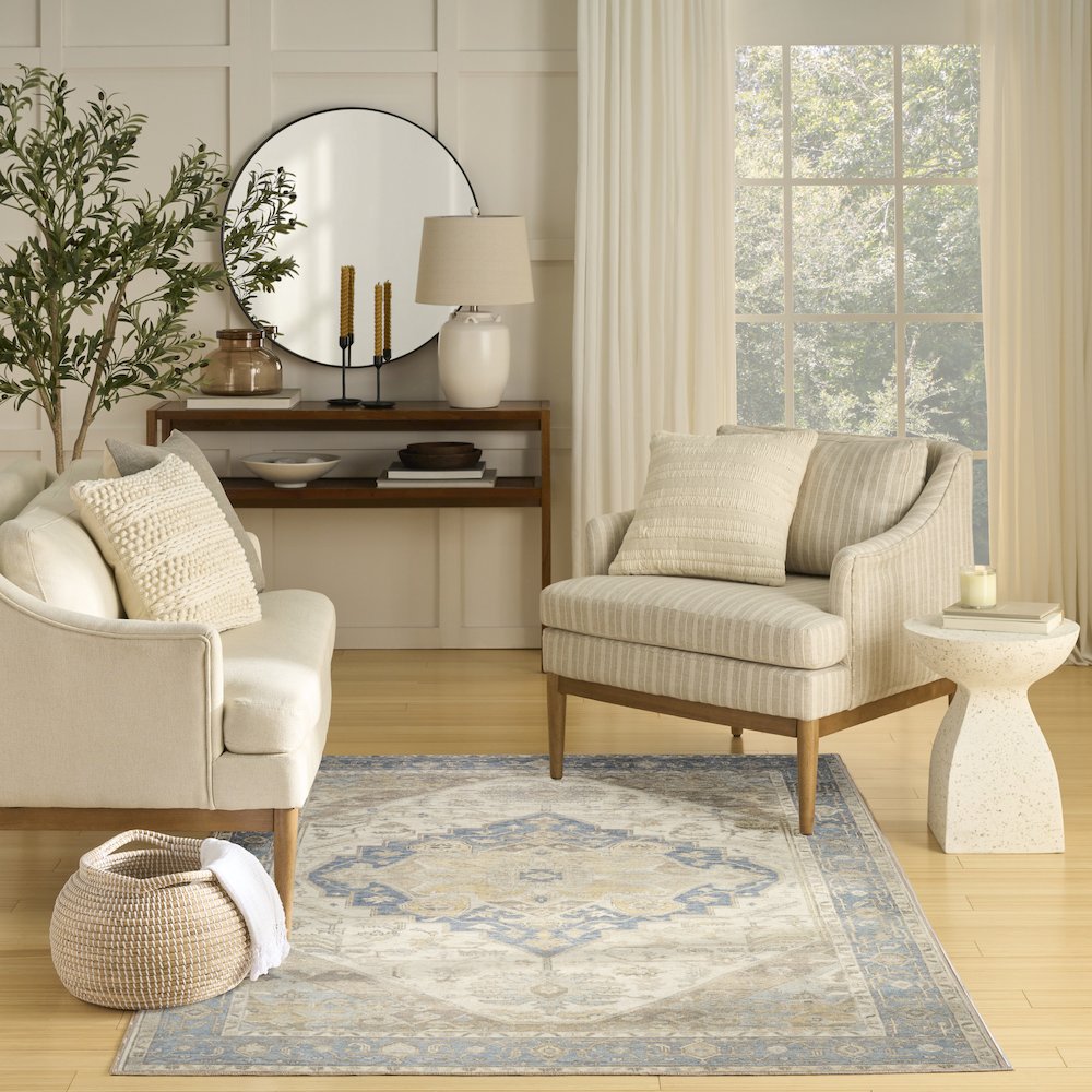 Nourison Home Vintage Washables Area Rug. Picture 9