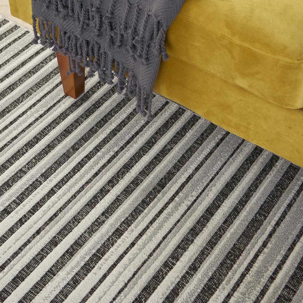 CLA01 Calobra Dark Grey Area Rug- 4' x 6'. Picture 8