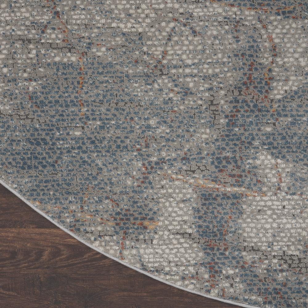 Modern Round Area Rug, 5' x Round. Picture 4