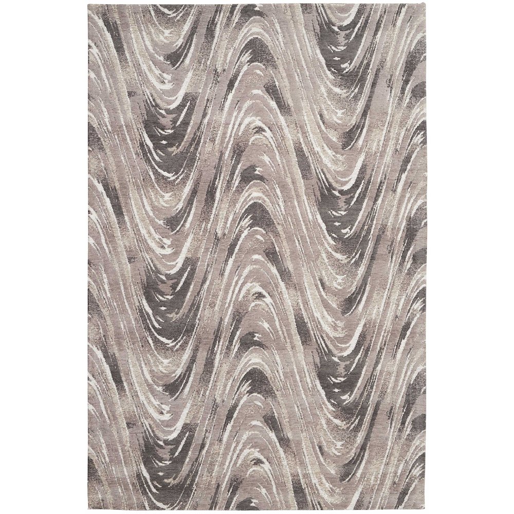 Studio NYC Design "Current" Charcoal Area Rug by Nourison. Picture 1