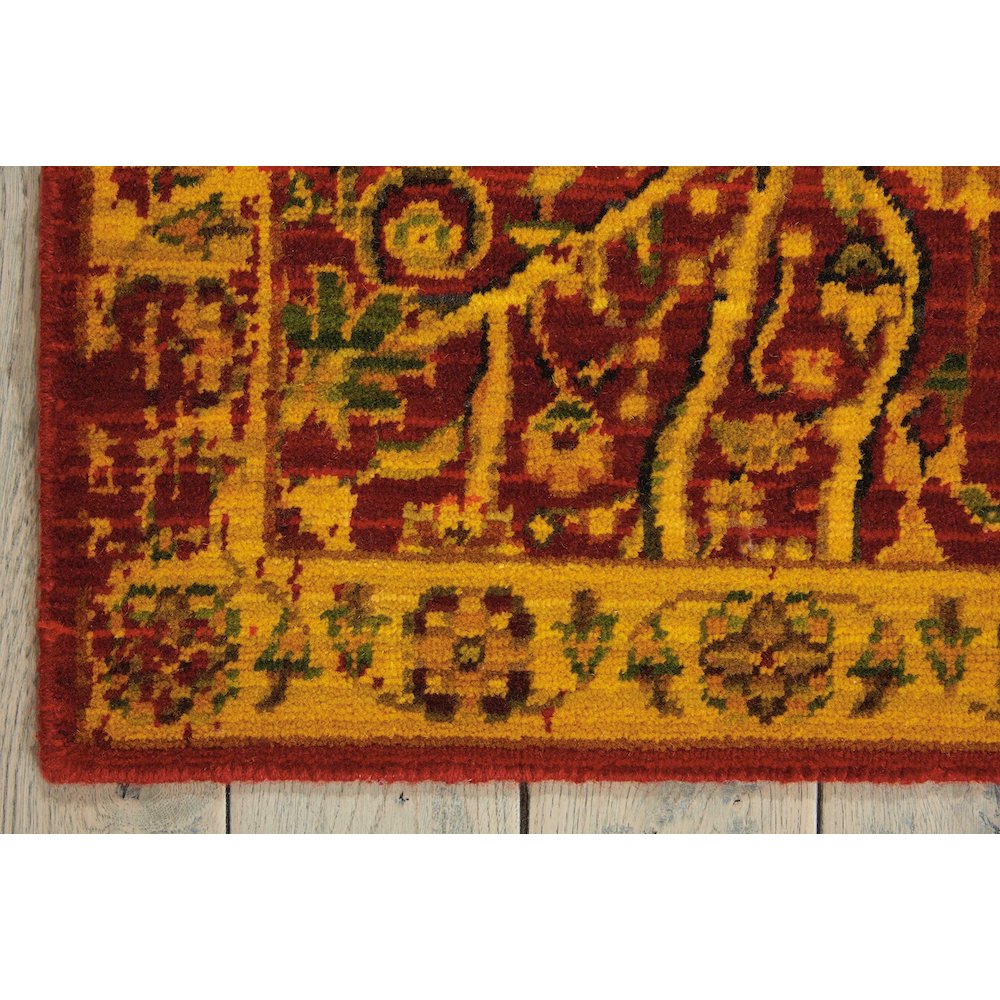 Timeless Scarlet Area Rug. Picture 3