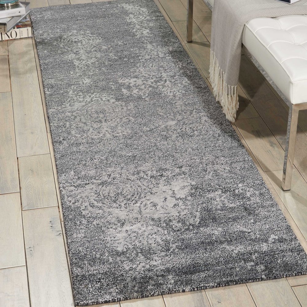 Silk Shadows Graphite Area Rug. Picture 2