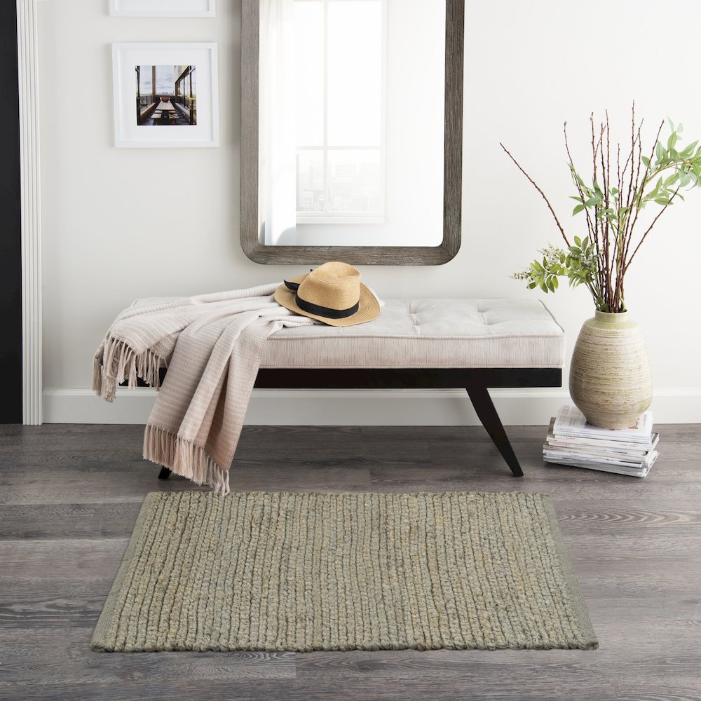 Nourison Home Natural Jute Area Rug. Picture 2