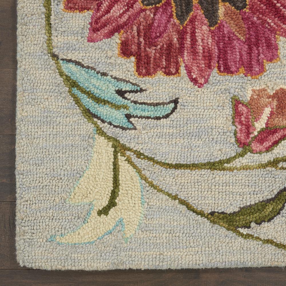 BAH04 Bahari Grey/Multi Area Rug- 8' x 10'. Picture 4