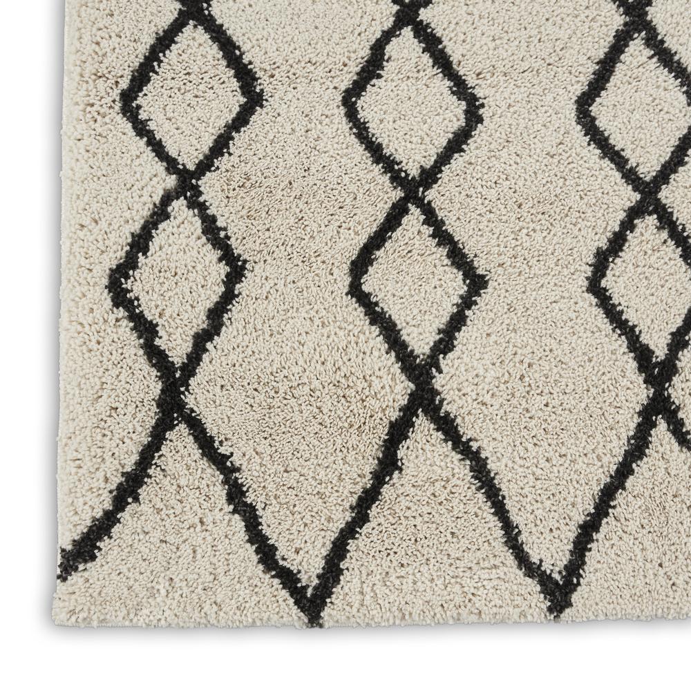 Nourison Home Geometric Shag Area Rug. Picture 6