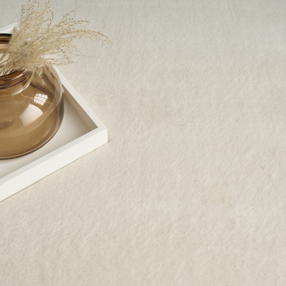 Nourison Home Soft Plush Rabbit Fur Area Rug. Picture 8