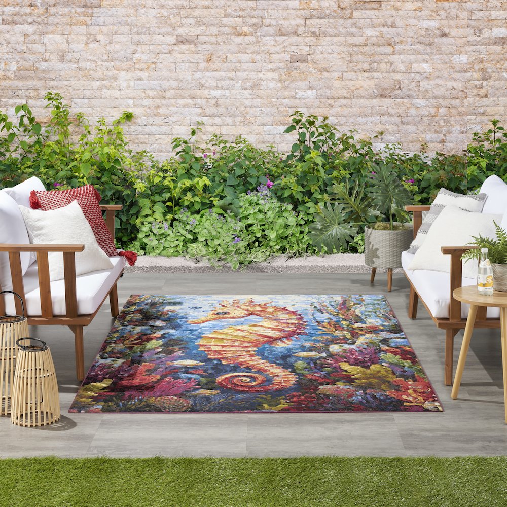 Nourison Home Color Splash Area Rug. Picture 2