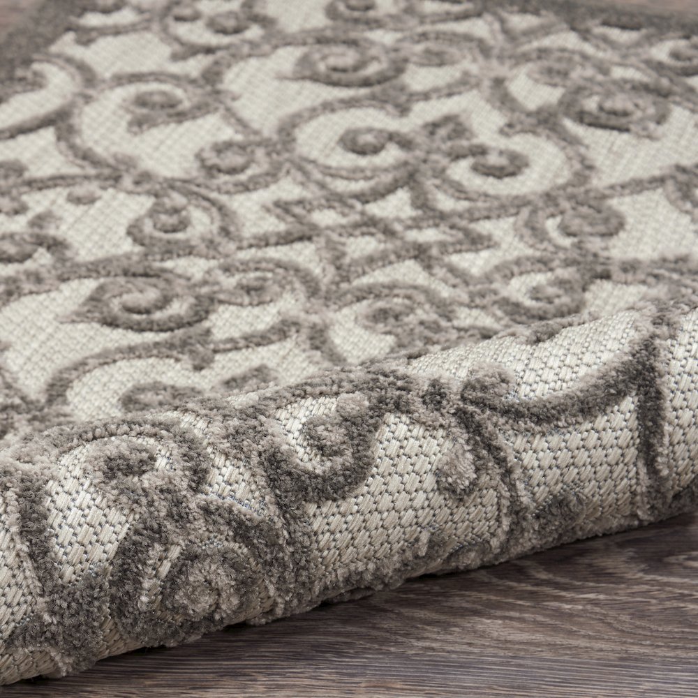 ALH21 Aloha Grey/Charcoal Area Rug- 7'10" x 10'6". Picture 3