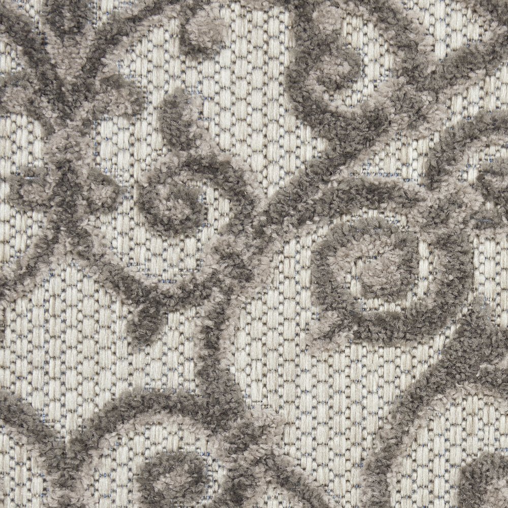 ALH21 Aloha Grey/Charcoal Area Rug- 7'10" x 10'6". Picture 2