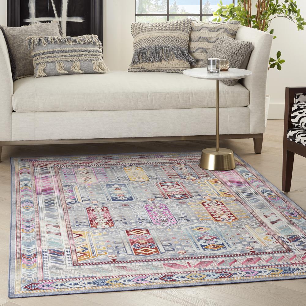 Bohemian Rectangle Area Rug, 5' x 8'. Picture 3