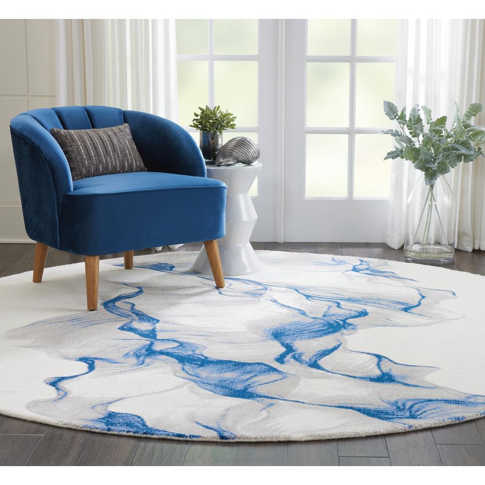 Modern Round Area Rug, 8' x Round. Picture 6