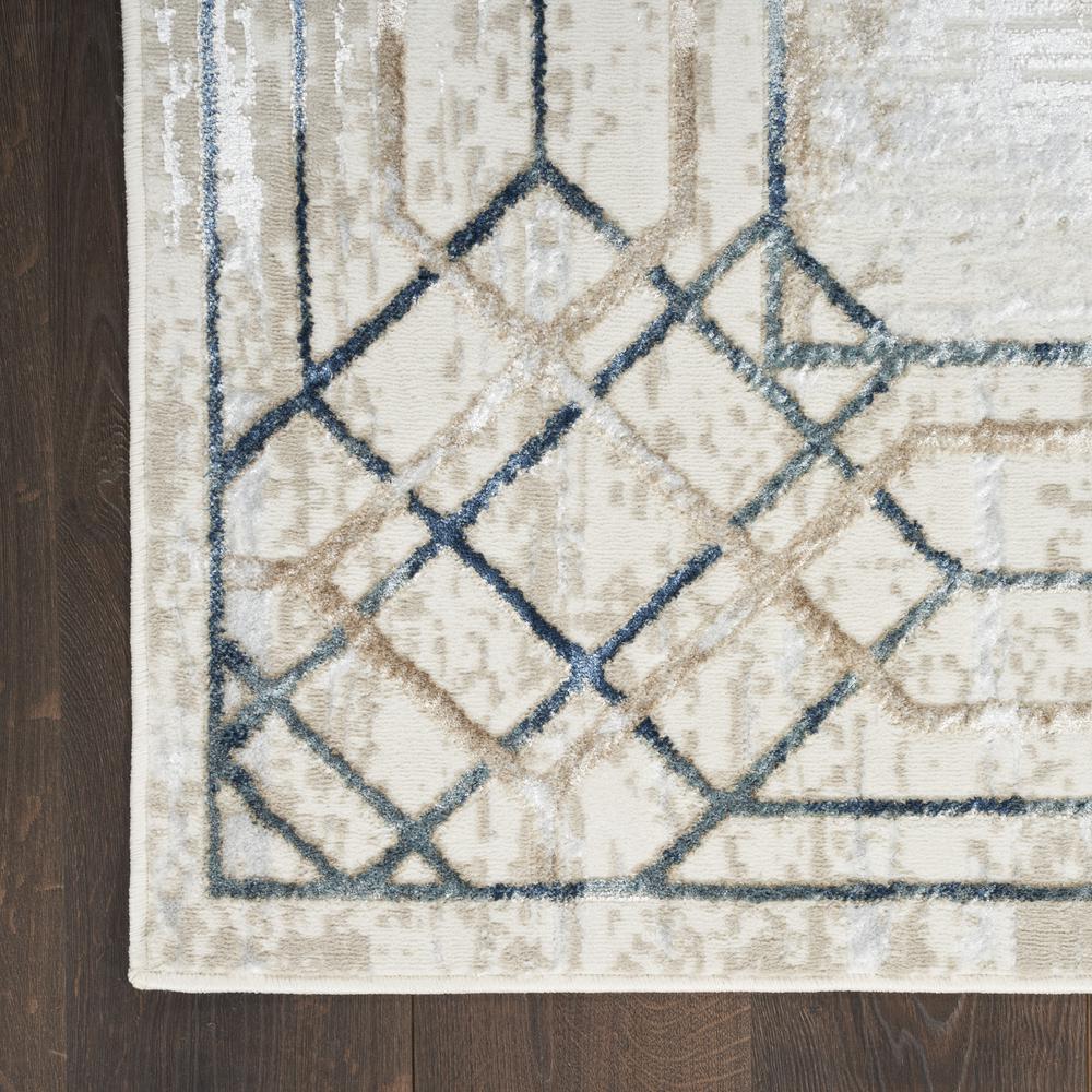 Mid-Century Modern Rectangle Area Rug, 5' x 7'. Picture 4