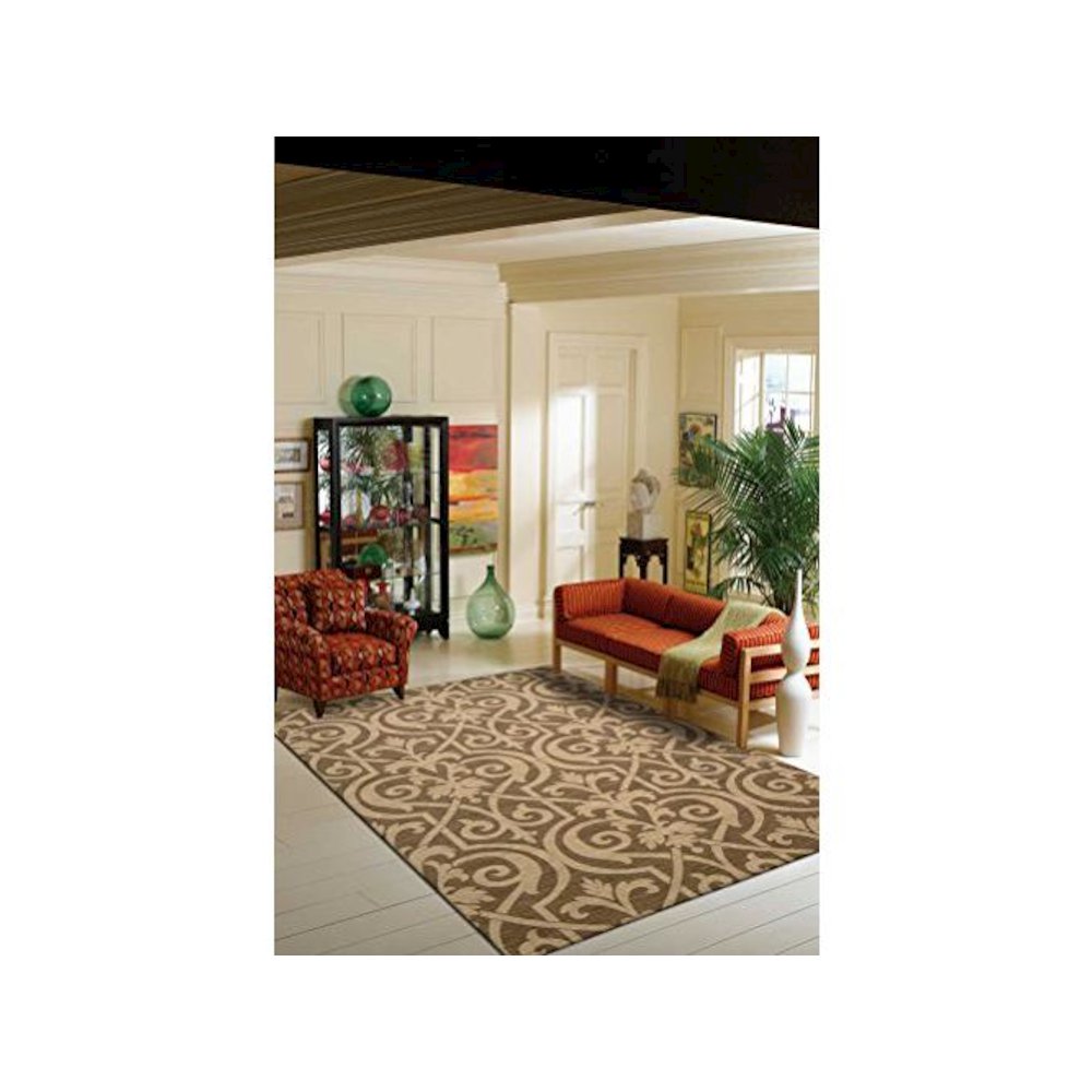 Riviera Mocha Area Rug. Picture 1