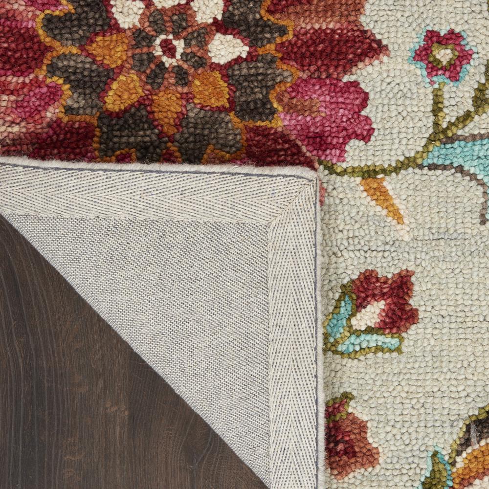 BAH04 Bahari Grey/Multi Area Rug- 5' x 7'. Picture 3