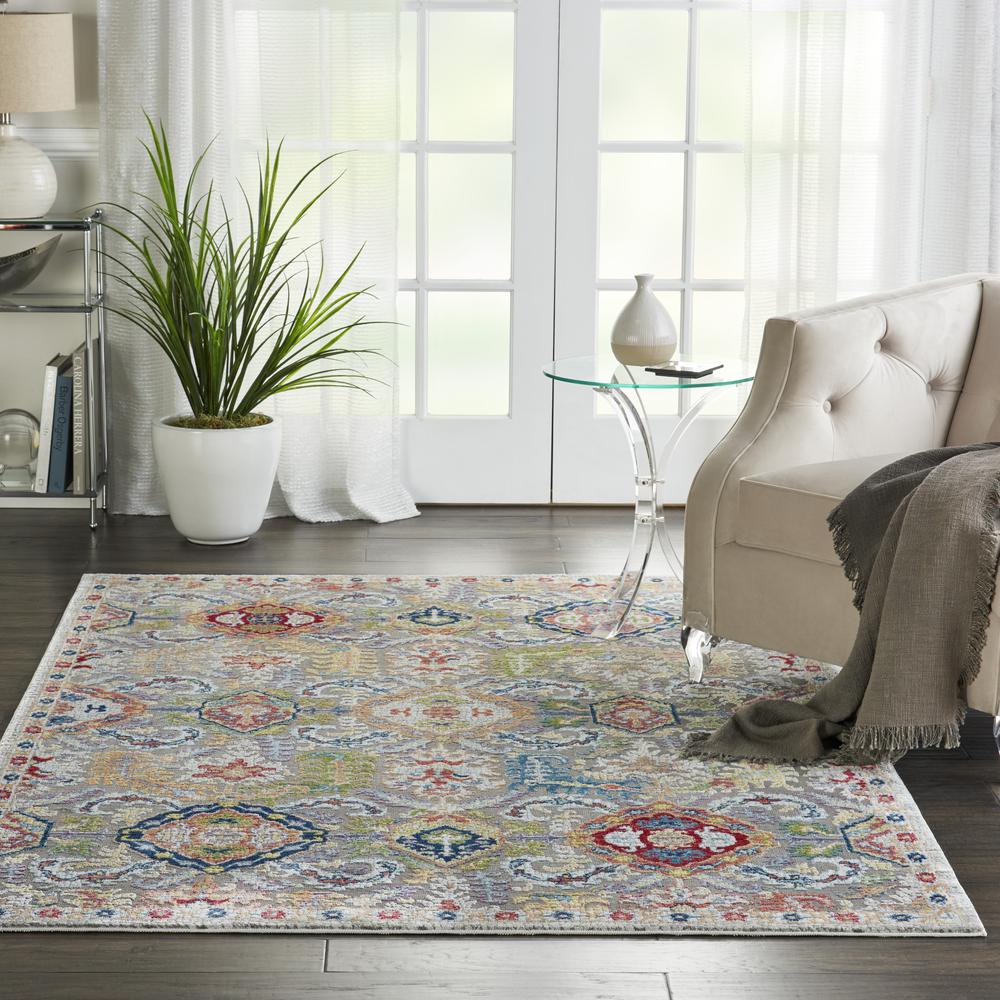 Bohemian Rectangle Area Rug, 4' x 6'. Picture 2