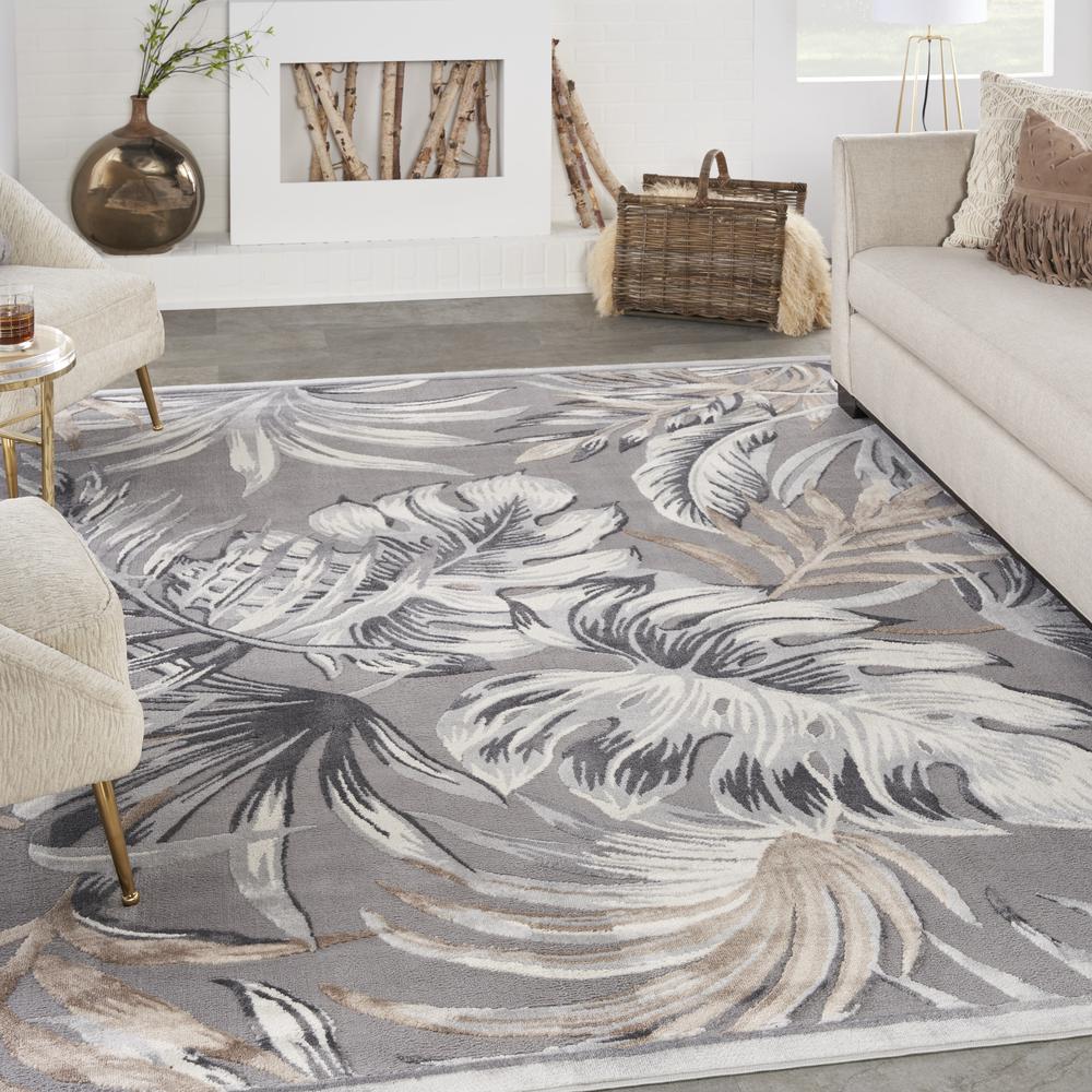 Tropical Rectangle Area Rug, 8' x 10'. Picture 2