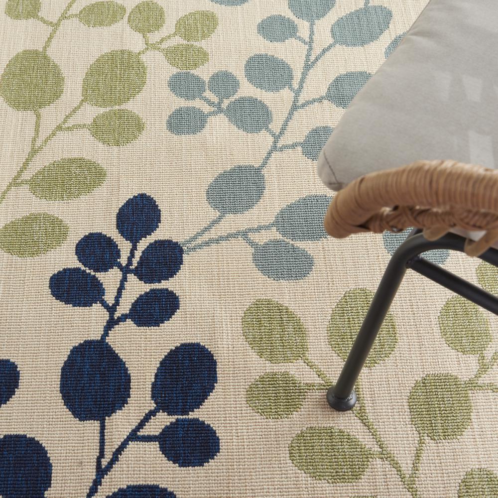 CRB01 Caribbean Ivory Area Rug- 5'3" x 5'3"square. Picture 8