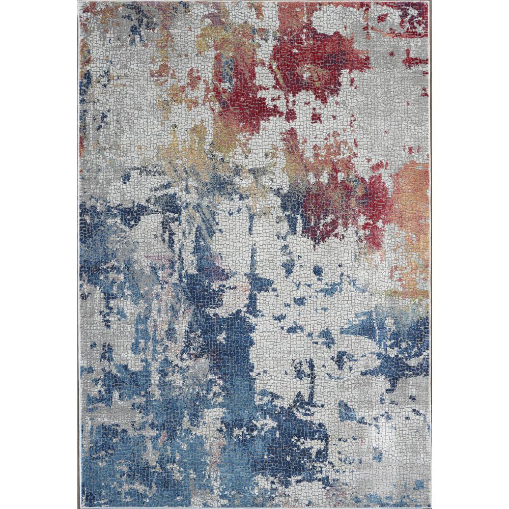 Modern Rectangle Area Rug, 5' x 8'. Picture 1