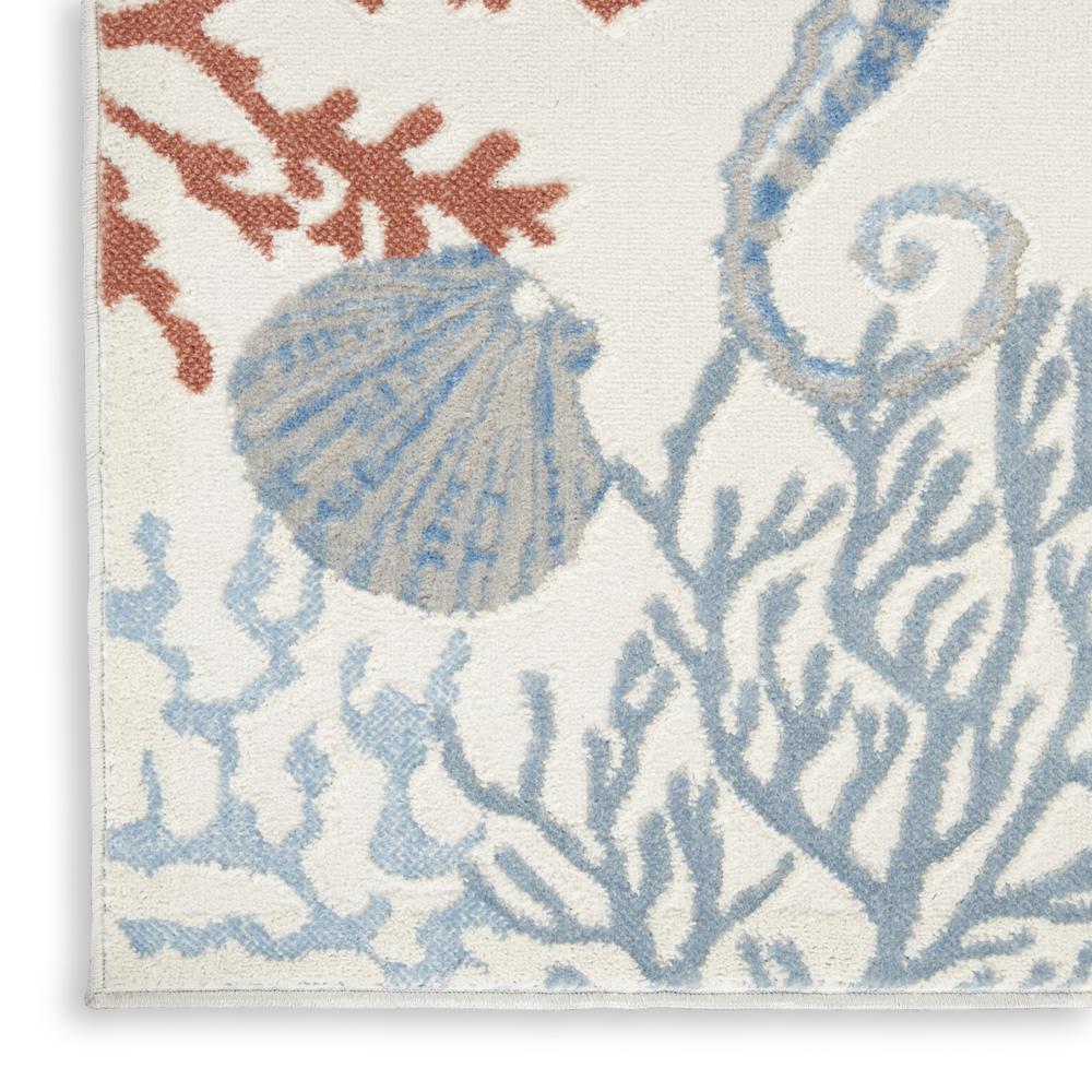 Coastal, Nautical & Beach Rectangle Area Rug, 5' x 7'. Picture 5