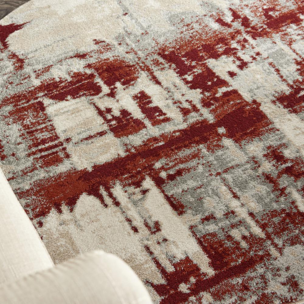 Modern Round Area Rug, 4' x Round. Picture 8