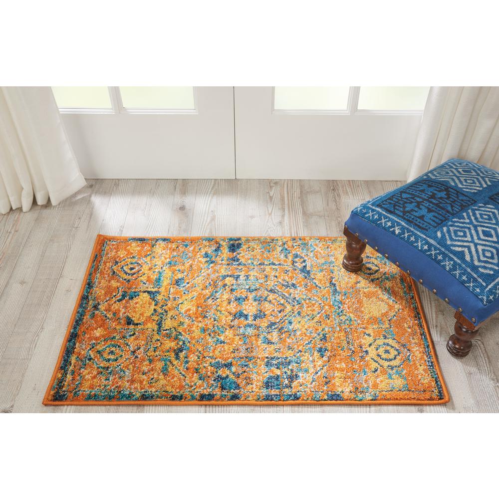 Vintage Rectangle Area Rug, 2' x 3'. Picture 2